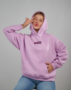 Rookstar’ vibes in soft lavender.