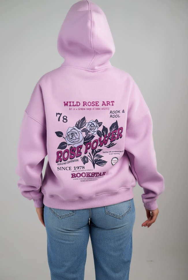 Rookstar’ vibes in soft lavender.