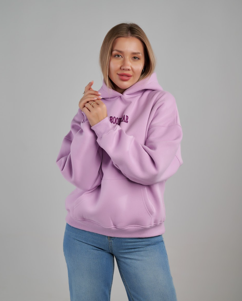 Rookstar’ vibes in soft lavender.