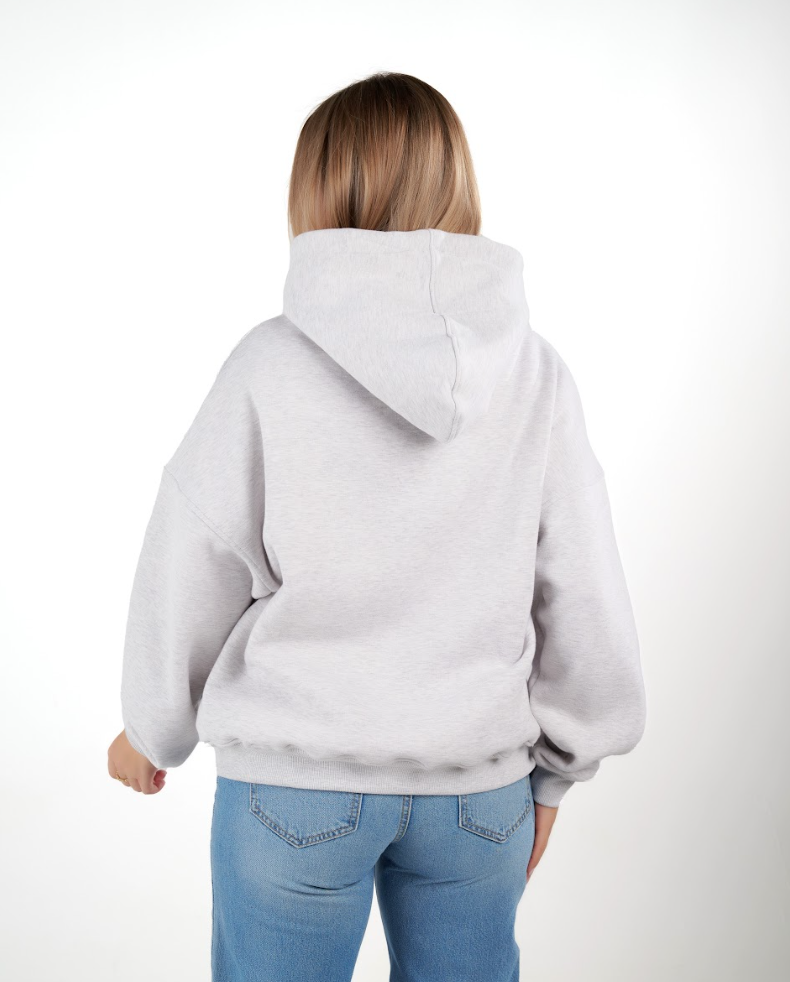 Stay comfy, stay single — gray sweatshirt