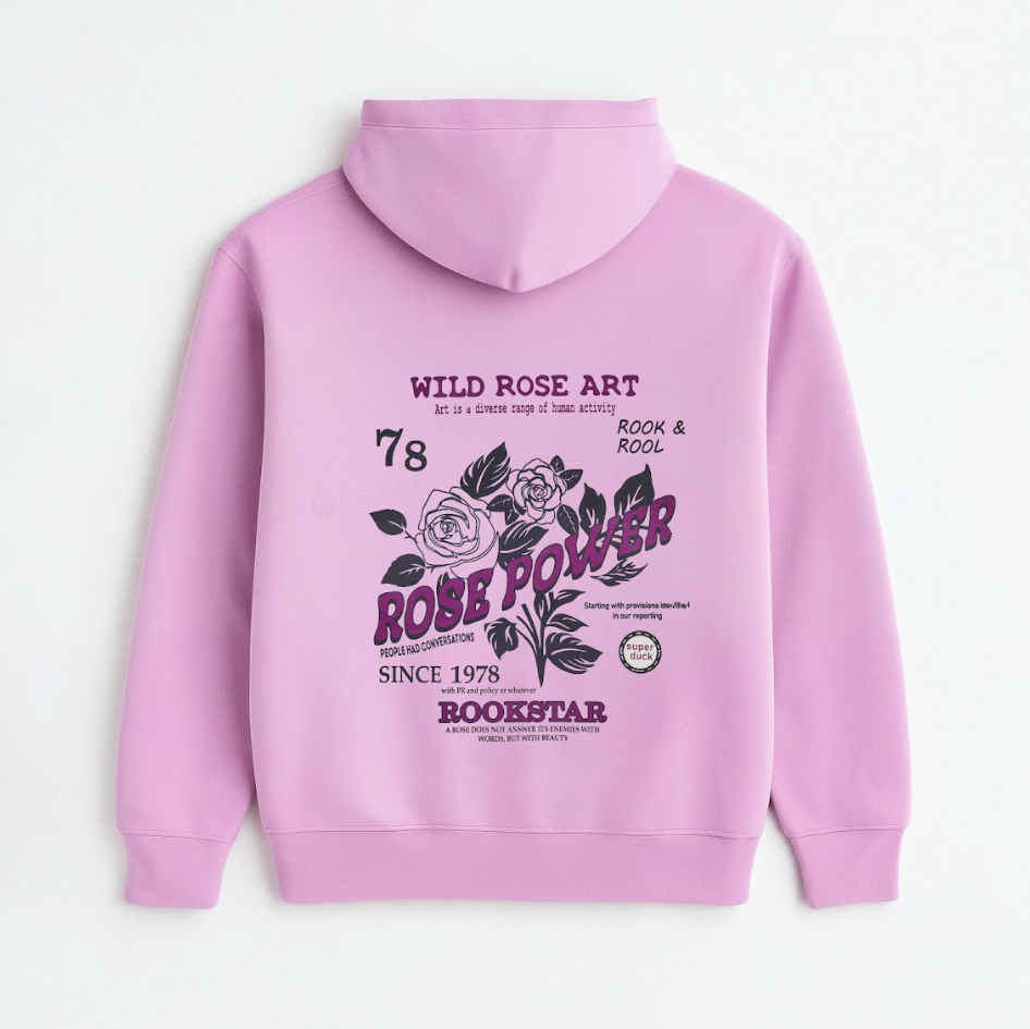 Rookstar’ vibes in soft lavender.