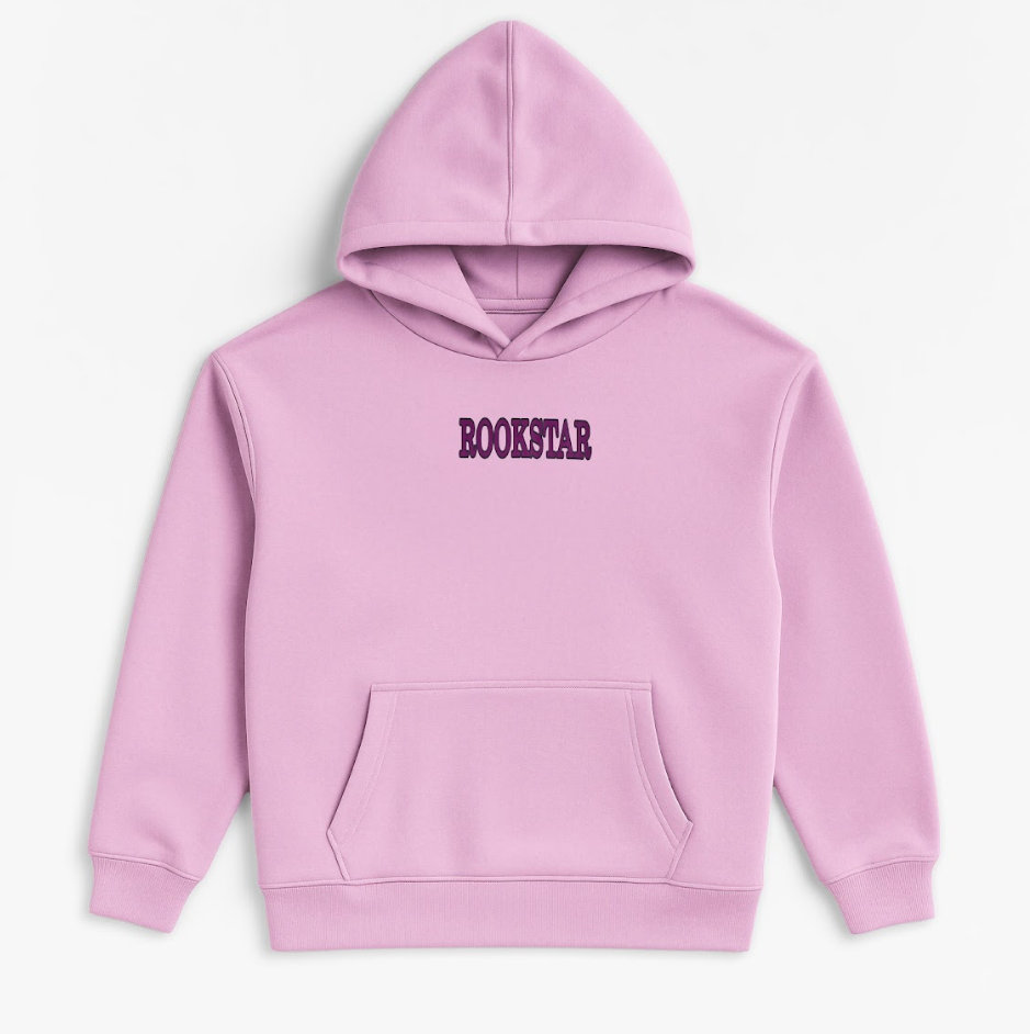Rookstar’ vibes in soft lavender.